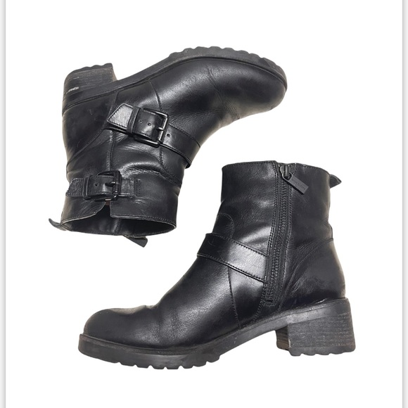 Michael Kors Biker Leather Boots size 6.5 - Picture 1 of 7